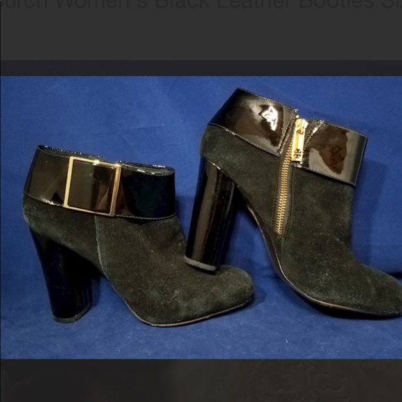 Tory Burch high heel suede black boots size 9.5 - Picture 3 of 5